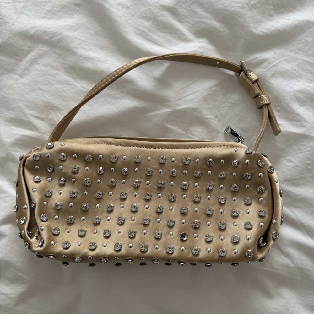 Mango Beaded Shoulder Bag